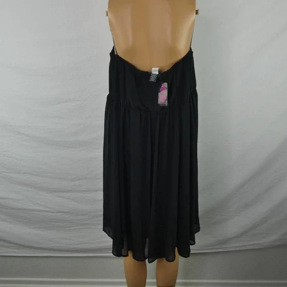 Torrid Sleeveless Chiffon Layered Tube Dress Ruby Sequin Panel Plus Size 2XL NWT - Picture 10 of 10